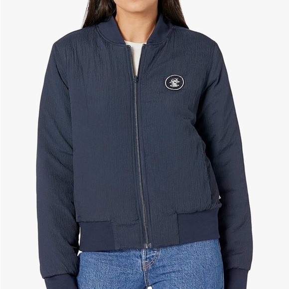 Rip Curl Reversible Navy Bomber Jacket - Picture 3 of 5